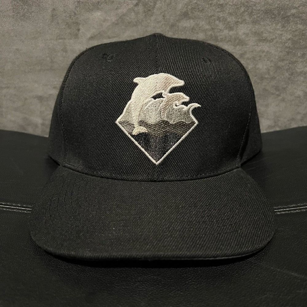 PINK DOLPHIN Classic Diamond Logo Snapback Hat / Adjustable